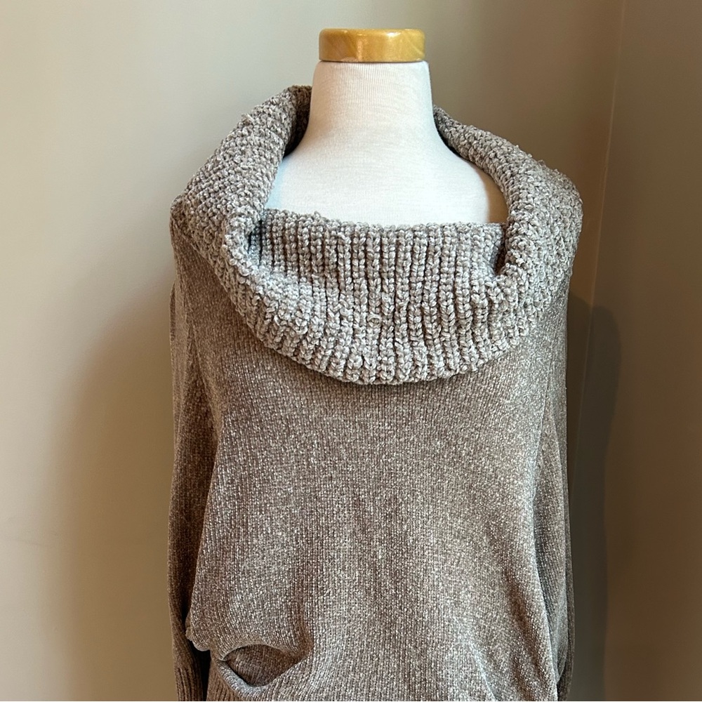 WHBM Cowl neck chenille sweater